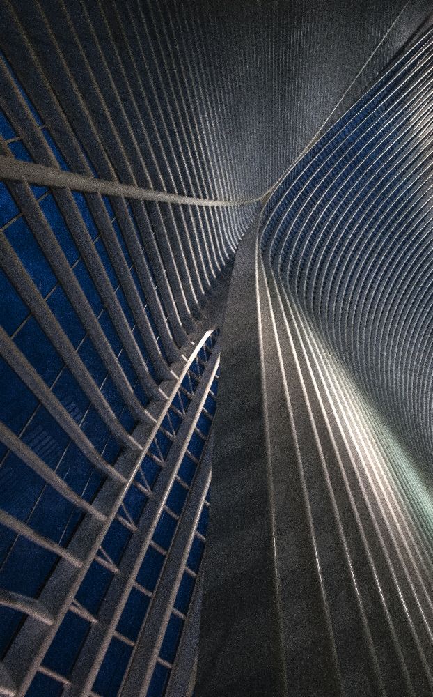 Calatrava lines at the blue hour from Jef Van den