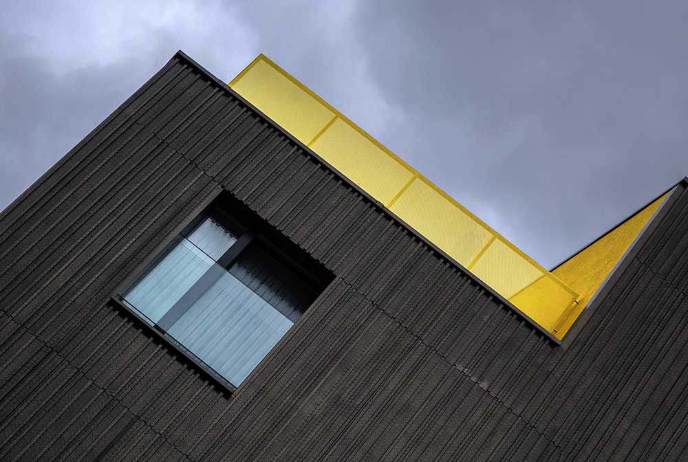 The yellow balcony from Jef Van den