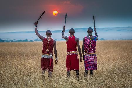 The Masai on full display