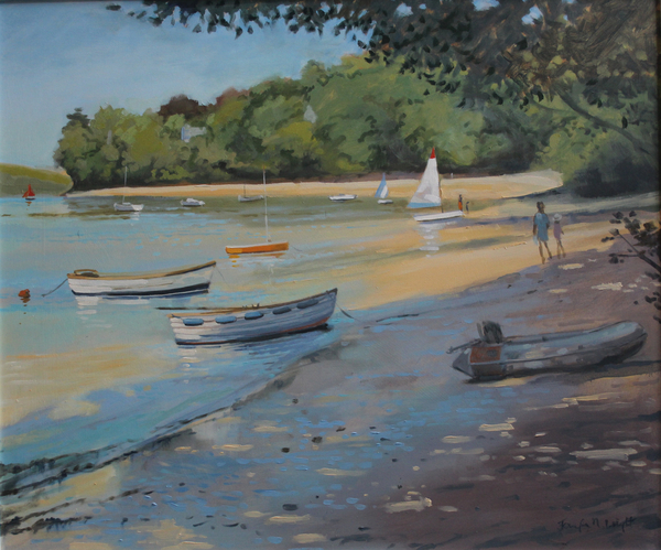 Salcombe Fishermans Cove, Early Light from Jennifer Wright