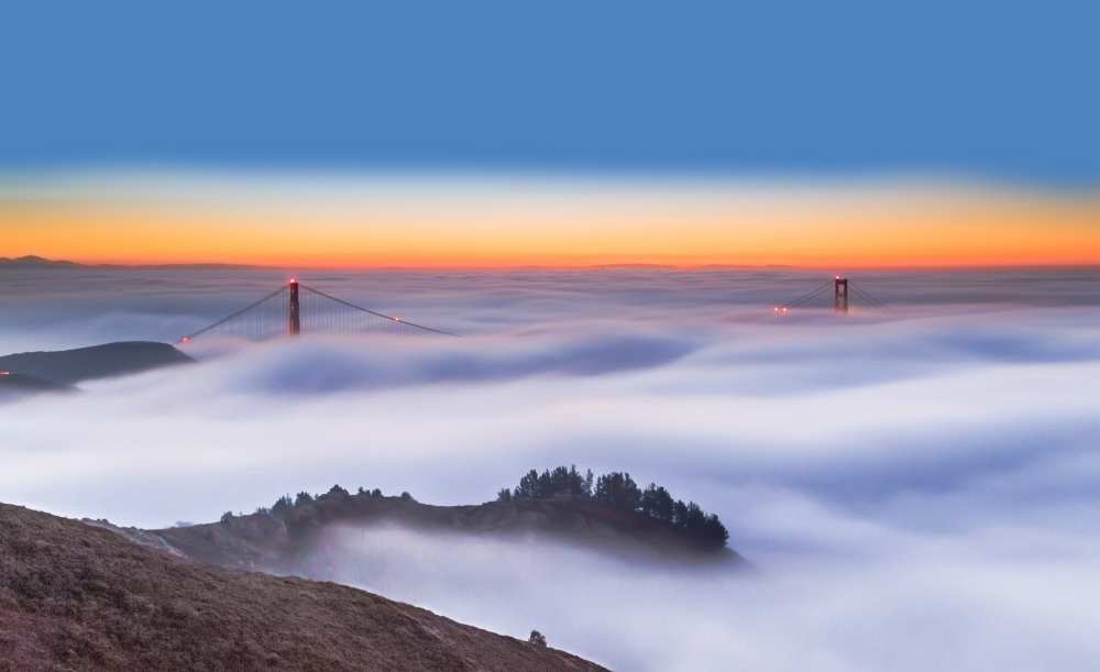 The Golden Gate Bridge in the Fog from Jenny Qiu
