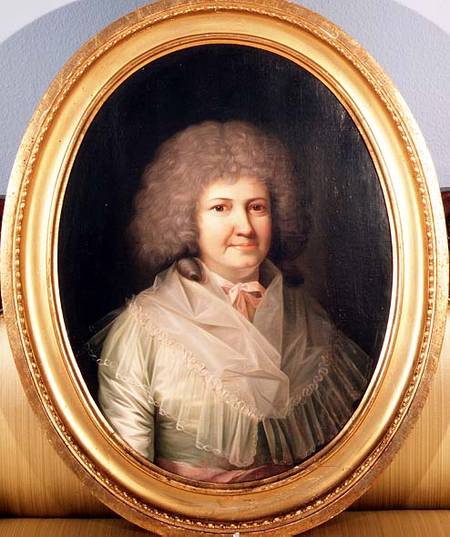 Portrait of a lady, Mrs. Mackway from Jens Juel