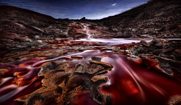 Last Lights in Rio Tinto III (Red River) from Jesus M. Garcia