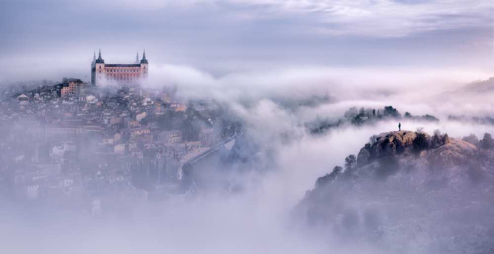 Toledo city foggy morning from Jesus M. Garcia