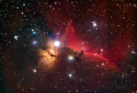 IC434 Horsehead &amp;Flame Nebula