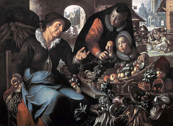 The fruit and vegetable seller from Joachim Antonisz Wtewael