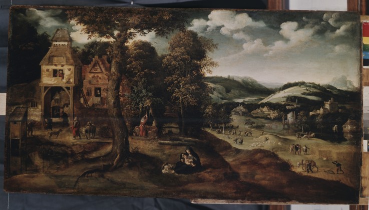 Landscape with the Flight into Egypt from Joachim Patinir