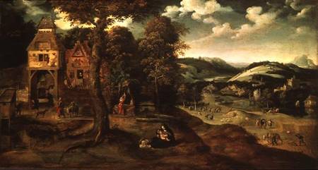 The Rest on the Flight into Egypt from Joachim Patinir
