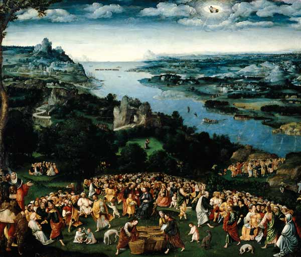 The Feeding of the Five Thousand from Joachim Patinir