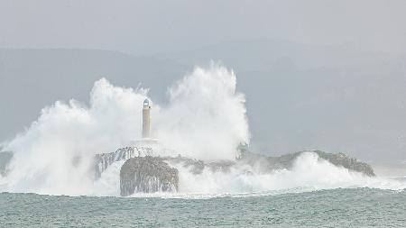 Storm at the lighthouse