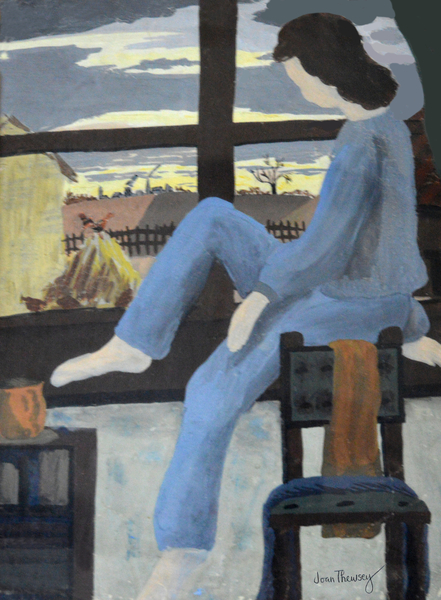 Girl Watching the Dawn from Joan  Thewsey