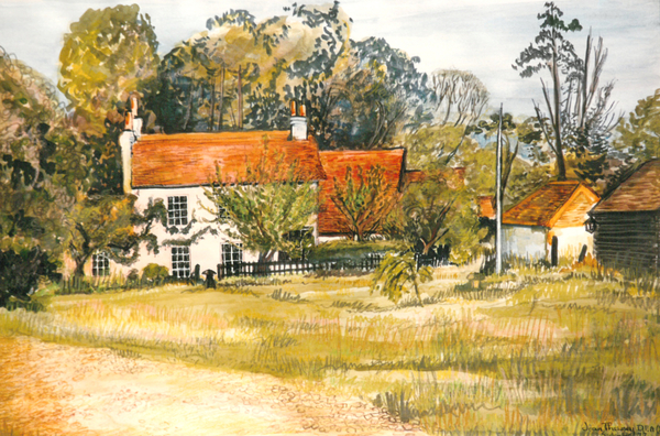 The Pink Cottage, Hedgerley Green from Joan  Thewsey