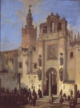 Religious procession in Seville