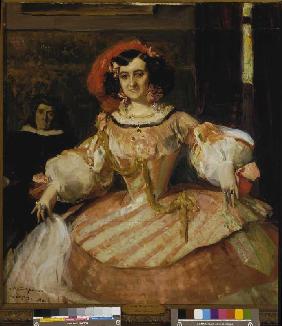 Portrait of Maria Guerrero.