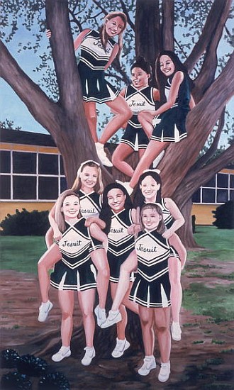Jesuit Cheerleaders in a Tree, 2002 (oil on canvas)  from Joe Heaps  Nelson