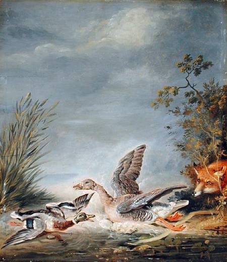Fox and Waterfowl from Joh. Friedrich August Tischbein