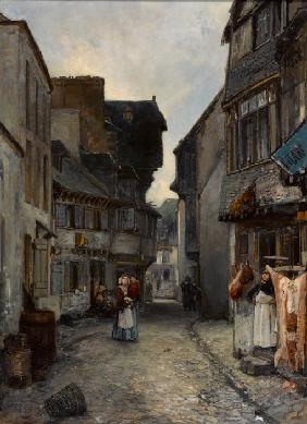 A street in Landerneau