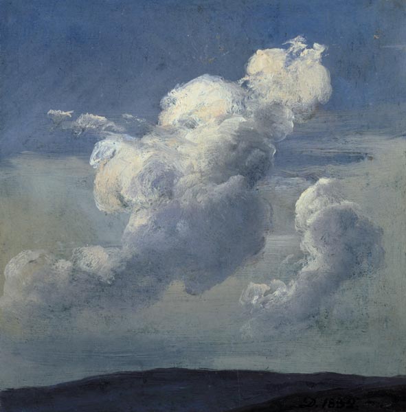 Cloud Study from Johan Christian Clausen Dahl