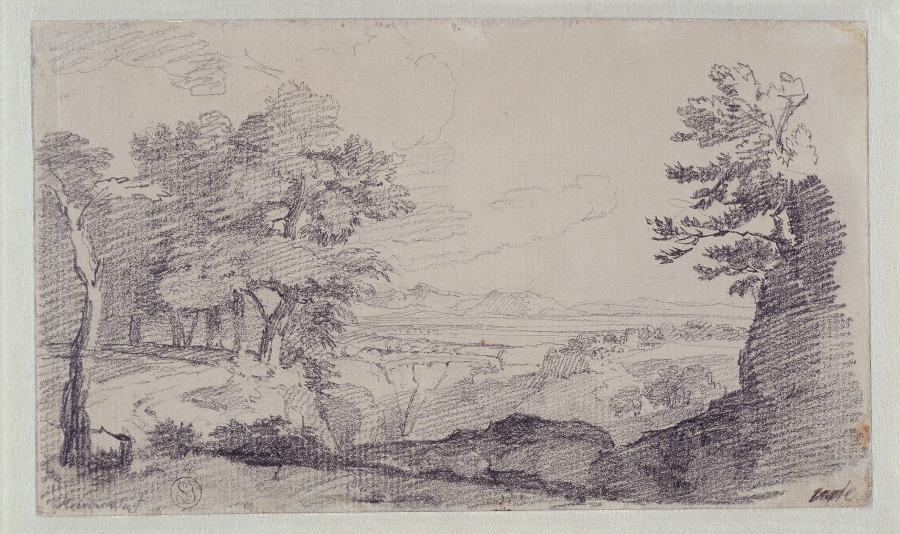 View on a plain from Johan Christian Clausen Dahl