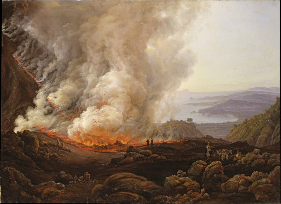 The Eruption of Vesuvius in December 1820 from Johan Christian Clausen Dahl
