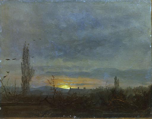 Sonnenuntergang bei Dresden from Johan Christian Clausen Dahl