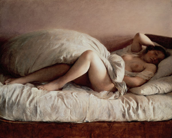Sleeping woman from Johann Baptist Reiter