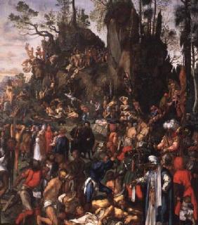 Martyrdom of the Ten Thousand, 1653  (copy of painting by Albrecht Durer