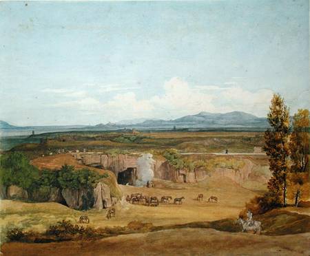 View of the Roman Campagna from Johann Christoph Erhard