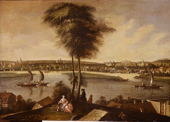 View of the Sanssouci park from Brauhausberg from Johann Friedrich Meyer