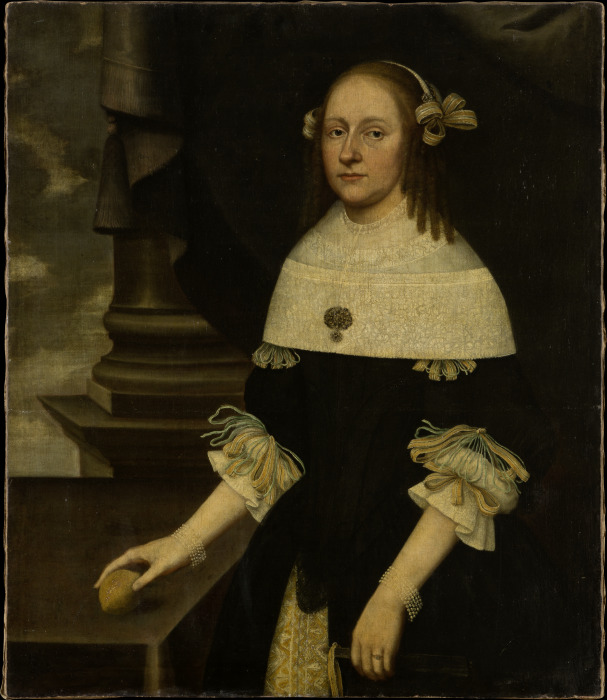 Portrait of Maria Margareta von Holzhausen from Johann Friedrich Trescher