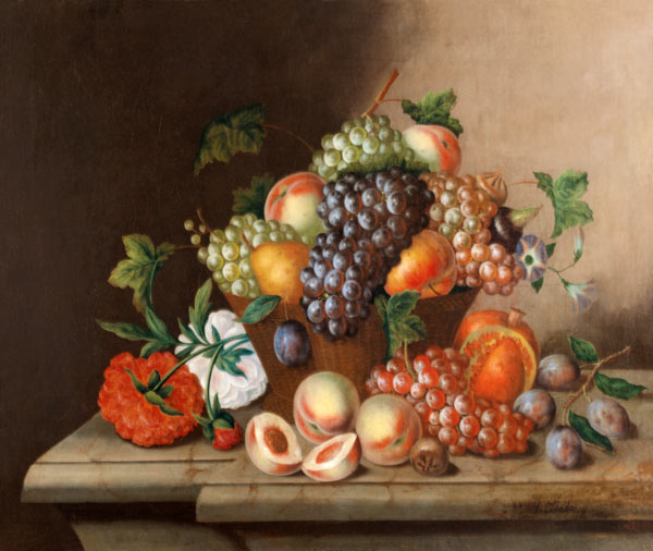 Fruit still life from Johann Georg Seitz