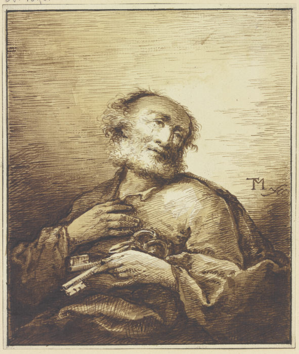 Peter the Apostle from Johann Georg Trautmann
