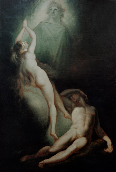 The creation of Eve from Johann Heinrich Füssli