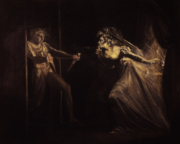 Lady Macbeth with the daggers from Johann Heinrich Füssli