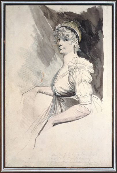 Portrait of Mrs Fuseli from Johann Heinrich Füssli