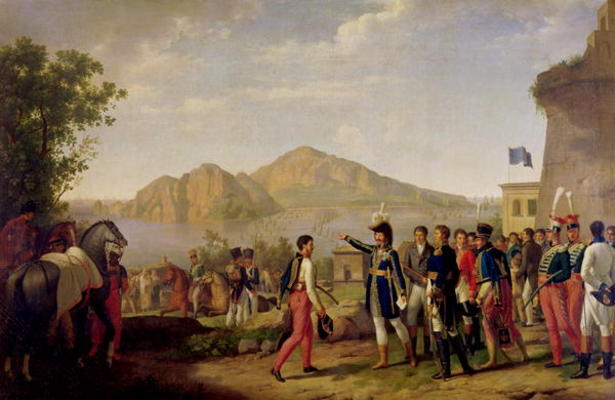 Joachim Murat (1767-1815) Marshal of France and King of Naples Ordering the Capture of Capri in 1808 from Johann Heinrich Schmidt