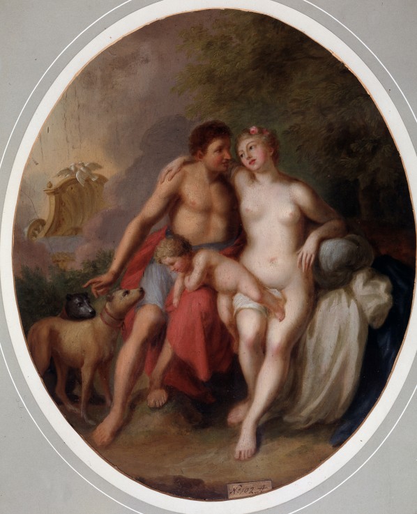 Venus and Adonis from Johann Heinrich Wilhelm Tischbein