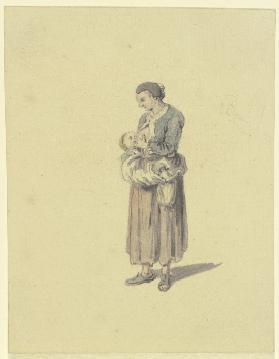 Breast-feeding woman