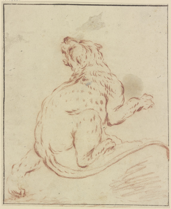 Panther in Rückenansicht from Johann Melchior Roos