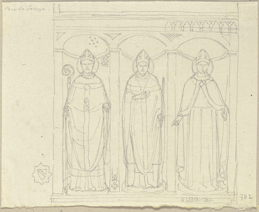 Aus der Kapelle der h. Katharina in S. Francesco zu Assisi auch del Croccifisso genannt from Johann Ramboux