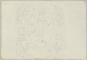 Christus als Weltenrichter, Deckenmalerei des unteren Gewölbes von Santa Maria Assunta zu Anagni