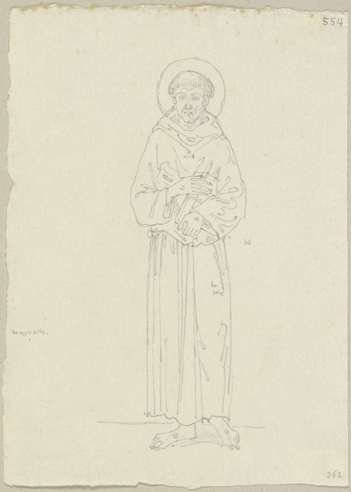 Der heilige Franziskus in der unteren Kirche von San Francesco in Assisi from Johann Ramboux