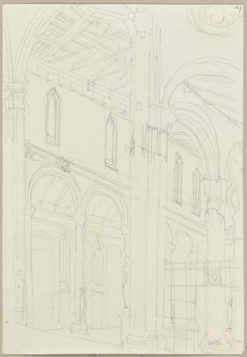 Detailansicht des Doms zu Orvieto from Johann Ramboux