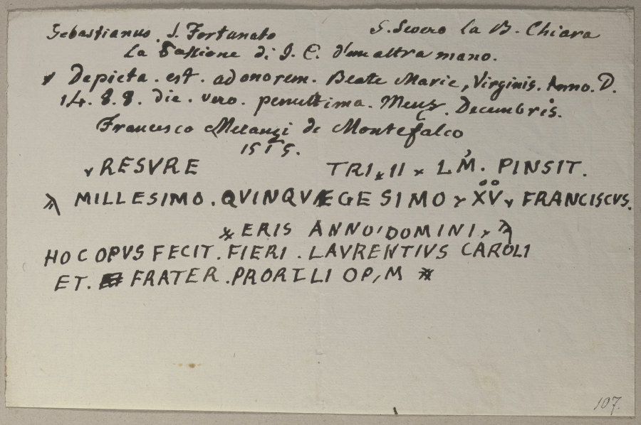 Die Nachschrift einer Inschrift from Johann Ramboux
