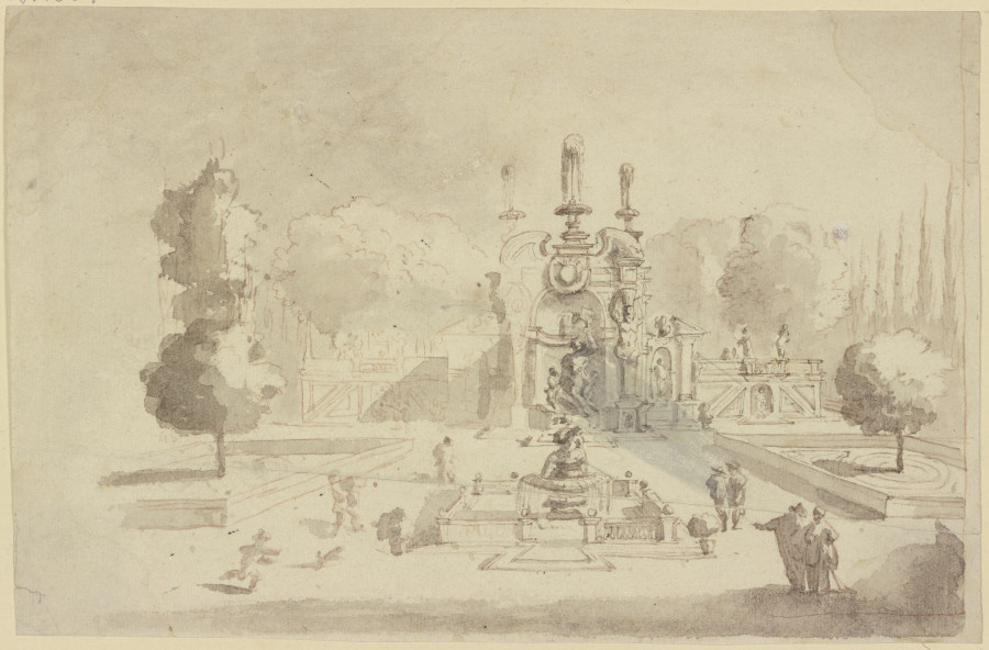 Wasserspiele zu Frascati from Johann Wilhelm Baur