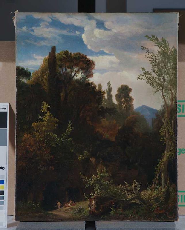 Landschaft mit badenden Frauen (bei Tivoli) from Johann Wilhelm Schirmer