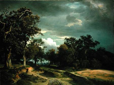 The Path on the Edge of the Wood from Johann Wilhelm Schirmer