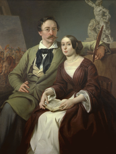 Self-portrait with daughter from Johann Ziegler