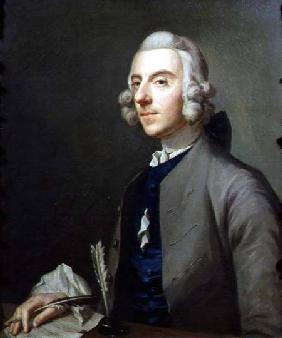Portrait of Michael Arne (1740-86), composer and keyboard player