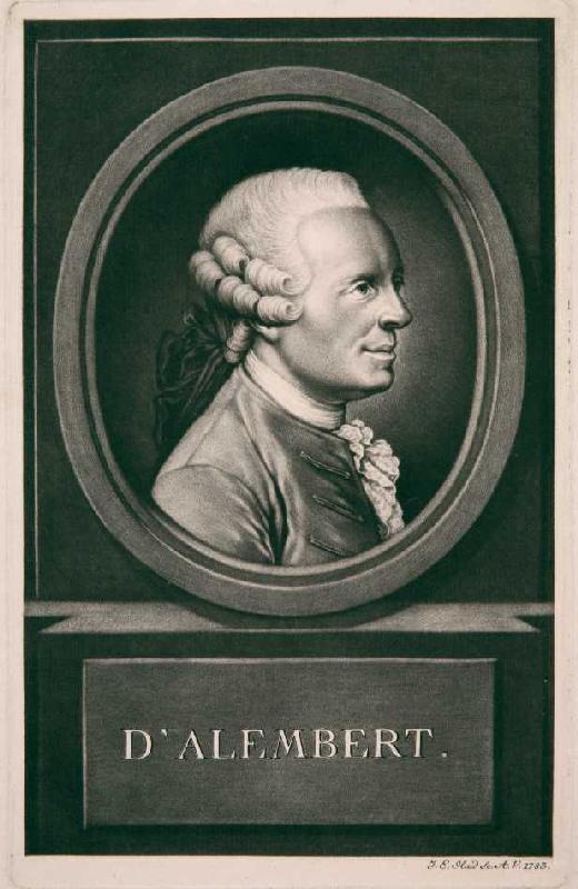 Jean le Rond d'Alembert from Johann Elias Haid